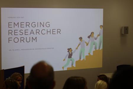 Präsentationsfolie des Emerging Researcher Forum