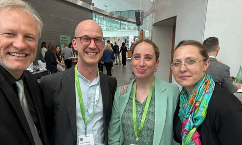 Stephan Gerhard Huber, Harald von Beringe, Sarah-Maria Rotschnig und Karin Sonnleitner am ÖSLK