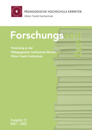 Titelblatt Forschungszeitung 2021-2022