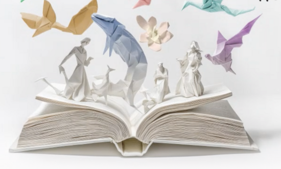 Zeichnen eines aufgeschlagenen Buches aus dem Fantasietiere fliegen 