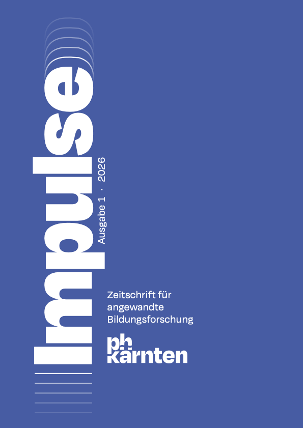 Titelblatt IMPULSE - Zeitschrift für angewandte Bildungsforschung