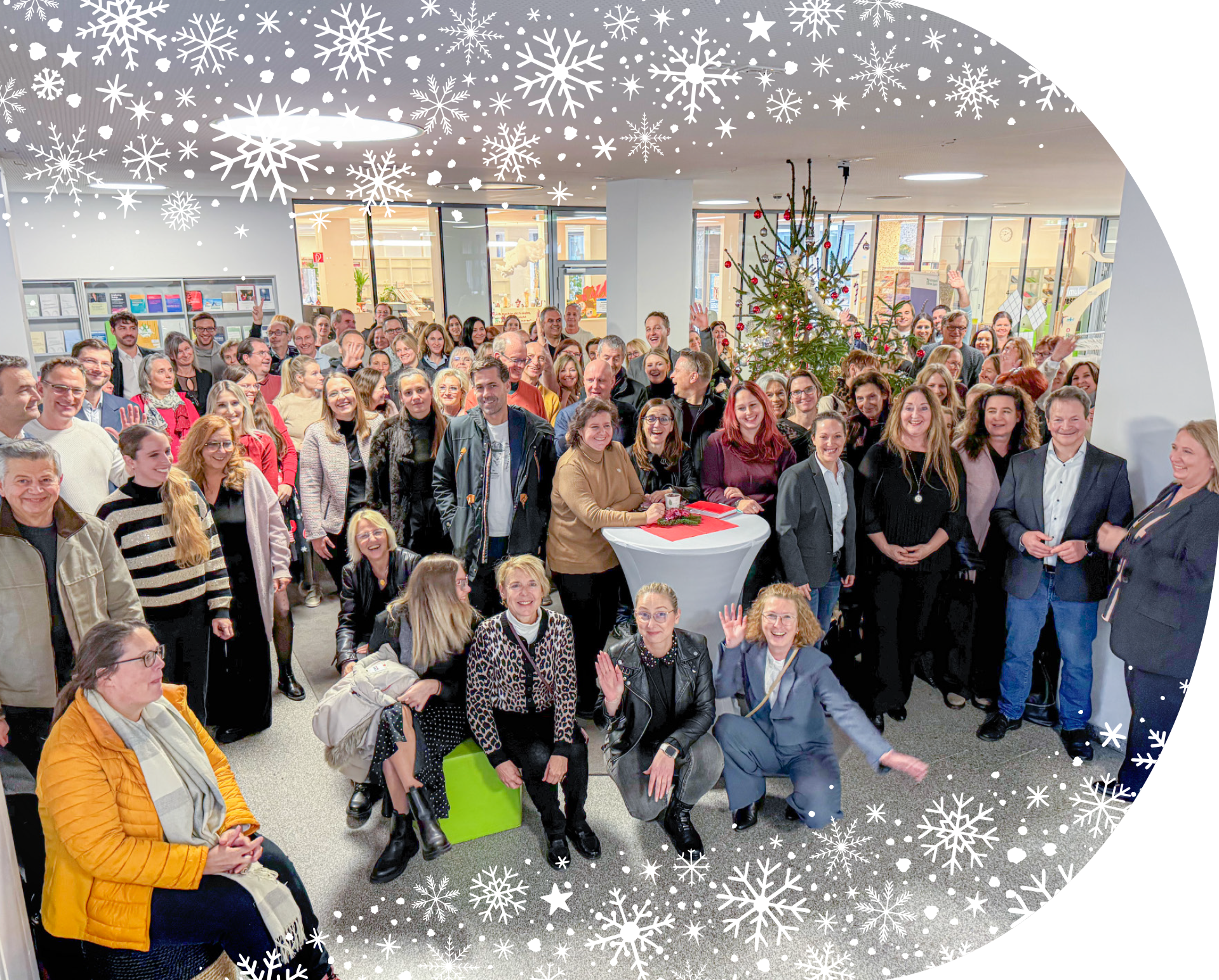 Gruppenfoto weihnachtlich